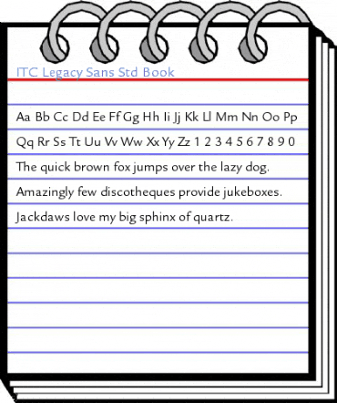 ITC Legacy Sans Std Book Font