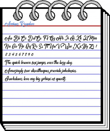 Amigos Regular Font