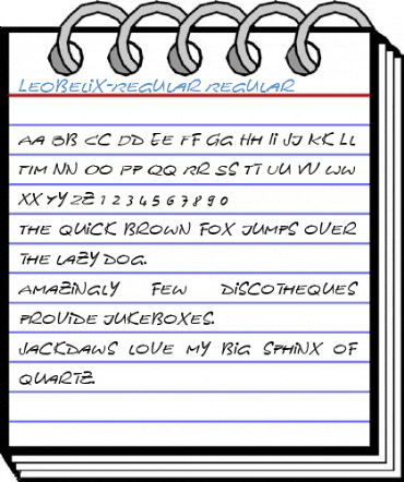 Leobelix-Regular Regular Font