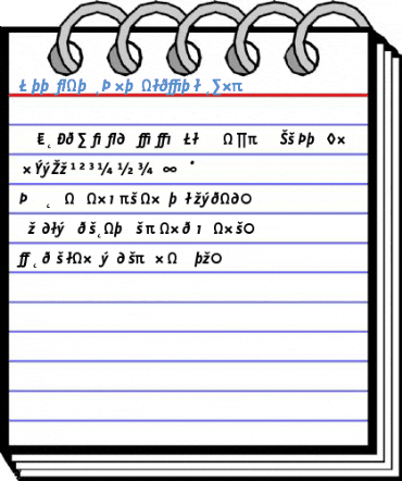 LetterGothicText BoldItalicExp Font