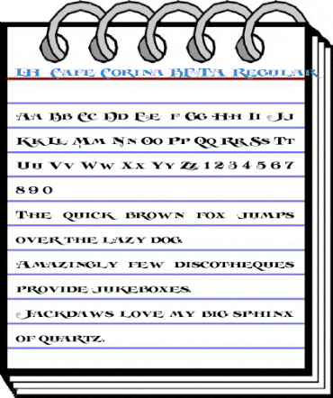 LHF Cafe Corina BETA Regular Font