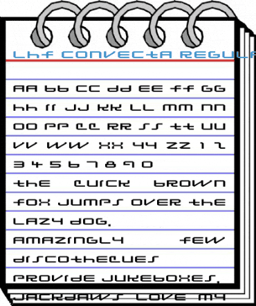 LHF Convecta Regular Font