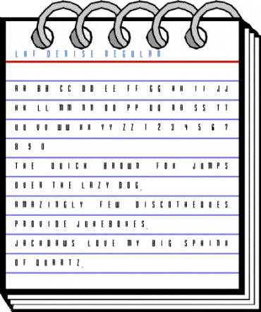 LHF Denise Regular Font