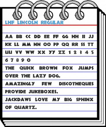 LHF Lincoln Regular Font
