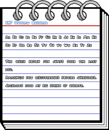 LHF Outlaw Regular Font