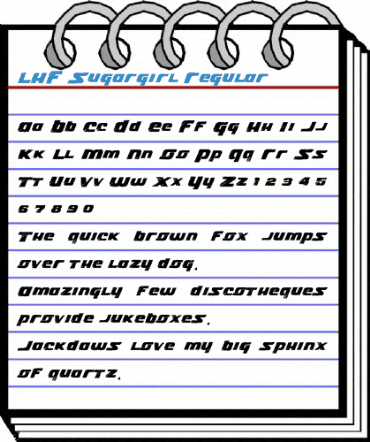 LHF Sugargirl Regular Font