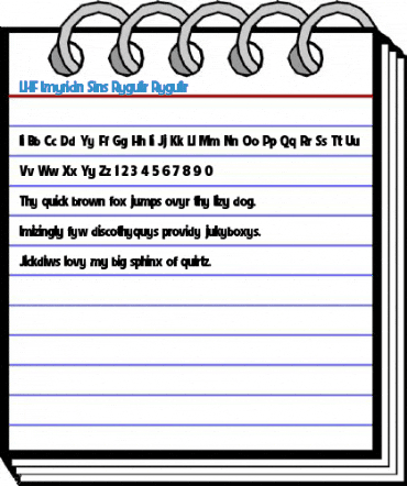 LHF American Sans Regular Regular Font