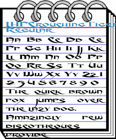LHFCrouchingTiger Regular Font