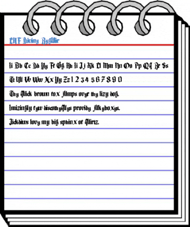 LHF Divine Regular Font