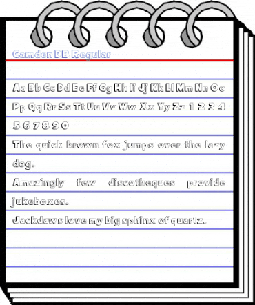 Camden DB Regular Font