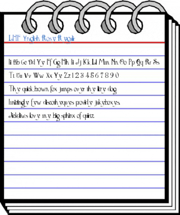 LHF English Rose Regular Font