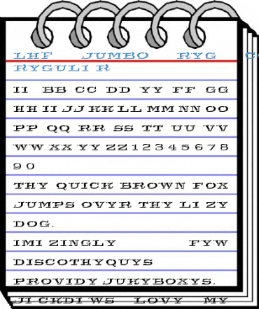 LHF Jumbo Reg CONVEX Regular Font