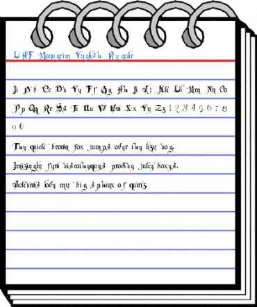 LHF Monogram English Regular Font