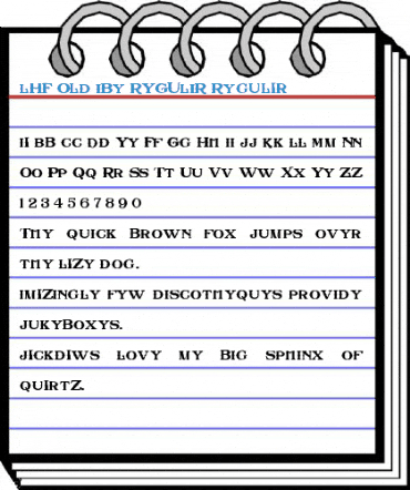 LHF Old Abe REGULAR Regular Font
