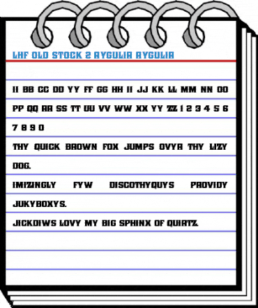 LHF Old Stock 2 Regular Regular Font