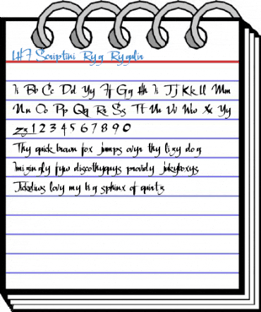 LHF Scriptana Reg Regular Font