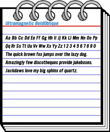Ultramagnetic Font