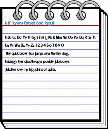 LHF Stevens Percepta Bold Regular Font