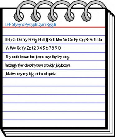 LHF Stevens Percepta Demi Regular Font
