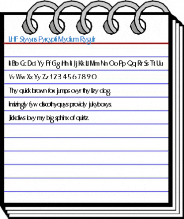 LHF Stevens Percepta Medium Regular Font