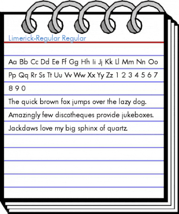 Limerick-Regular Regular Font