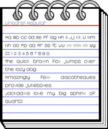 LinearEF Regular Font