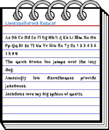LinotypeBarock Regular Font