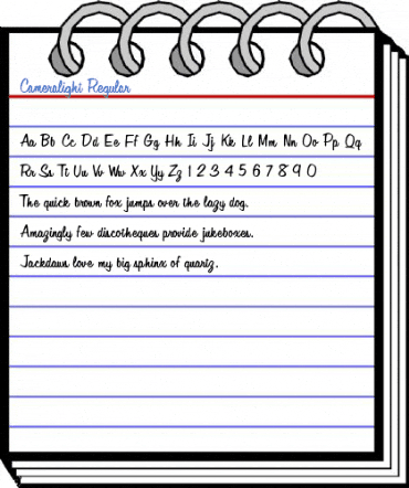 Cameralight Regular Font