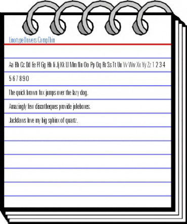 LinotypeUnivers CompThin Font