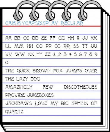 CammyCapsDisplay Regular Font