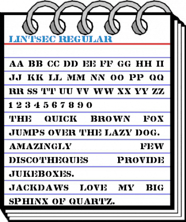 Lintsec Regular Font