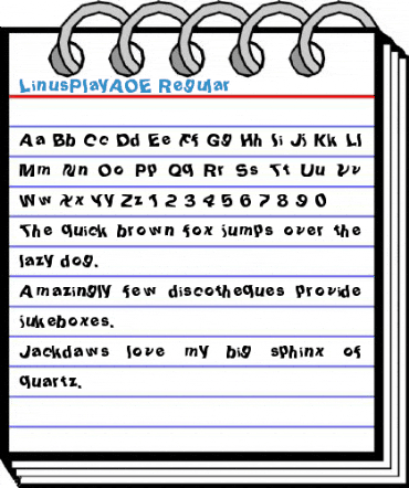 LinusPlayAOE Regular Font