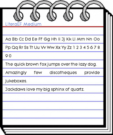 LiteraEF Medium Font