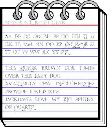 NewFont Regular Font