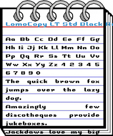 LomoCopy LT Std Black Regular Font