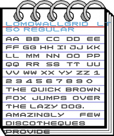 LomoWallGrid LT Std 50 Regular Font