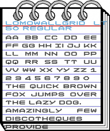 LomoWallGrid LT Std 50 Regular Font