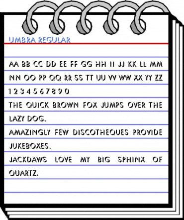 Umbra Regular Font