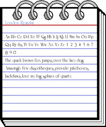 London Regular Font