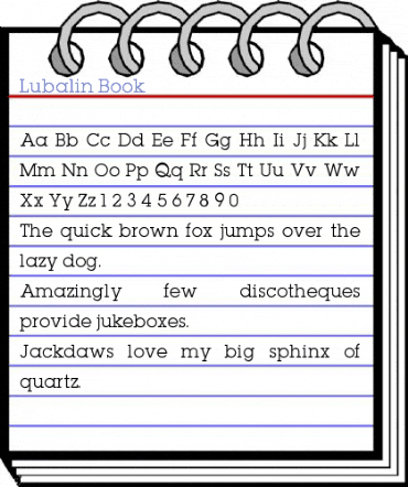 Lubalin Book Font