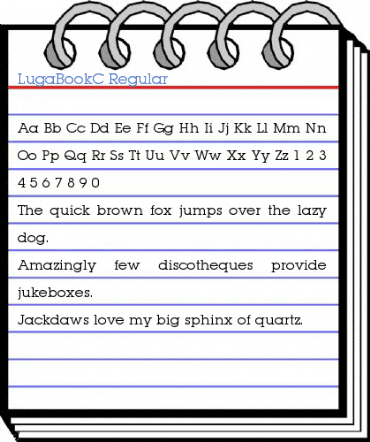 LugaBookC Regular Font