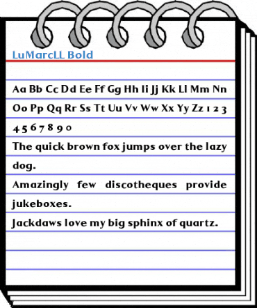 LuMarcLL Bold Font