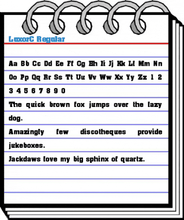 LuxorC Regular Font
