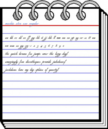 Machia Xtra One Regular Font