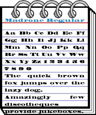 Madrone Regular Font