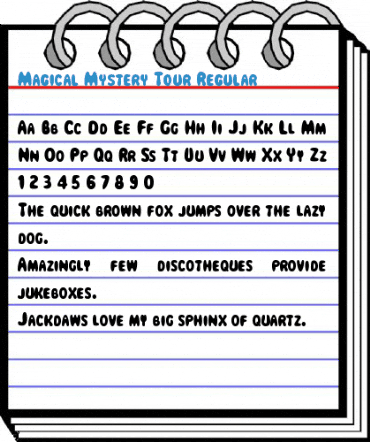 Magical Mystery Tour Regular Font