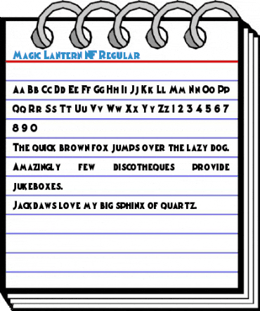 Magic Lantern NF Regular Font