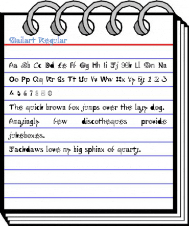 Mailart Regular Font