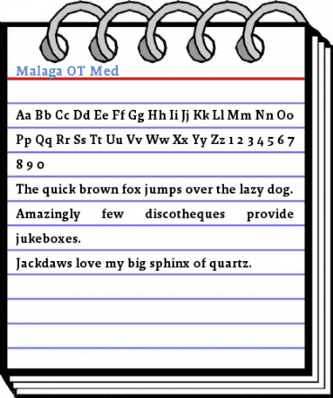 Malaga OT Med Font