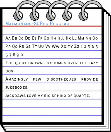 MalmoSans-SCReg Regular Font